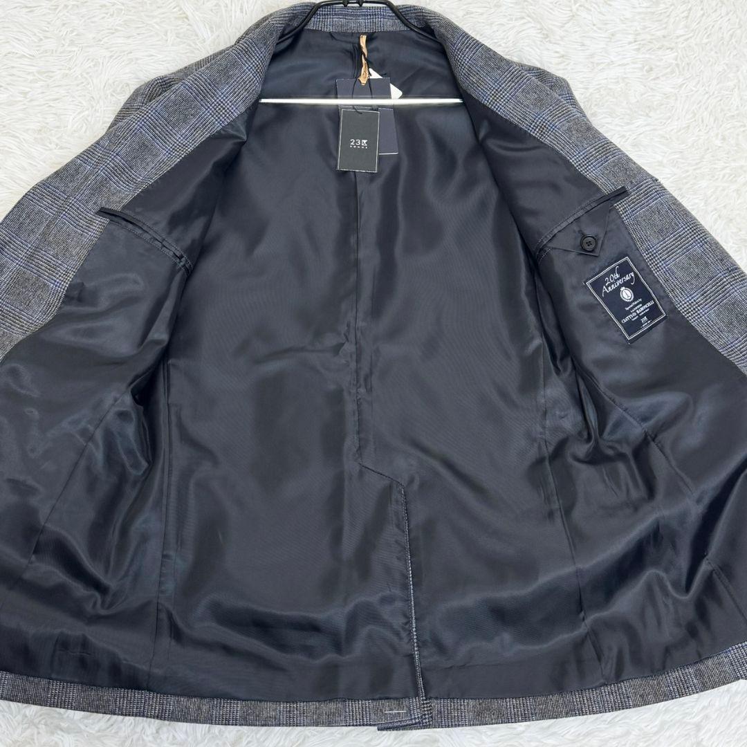 【タグ付き】23区homme イタリア製ウールブレンド生地 テーラードジャケット