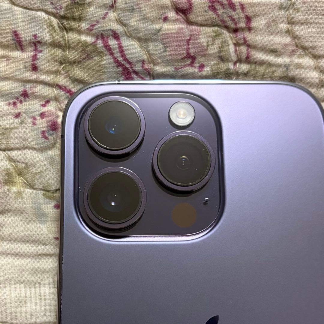 美品✨Apple iPhone 14 Pro 128GB ディープパープル 本体