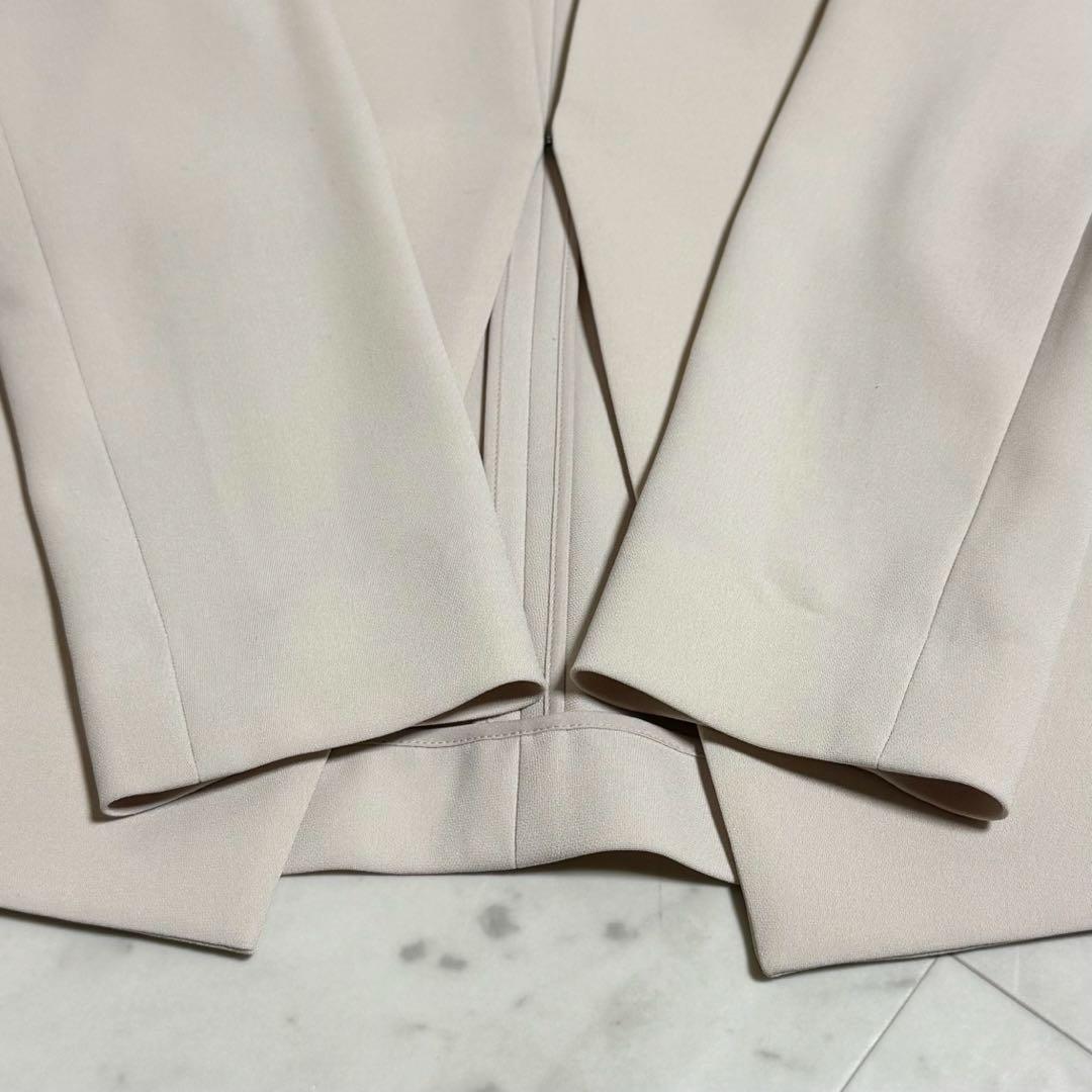 美品 theory luxe ノーカラージャケット オフホワイト 38