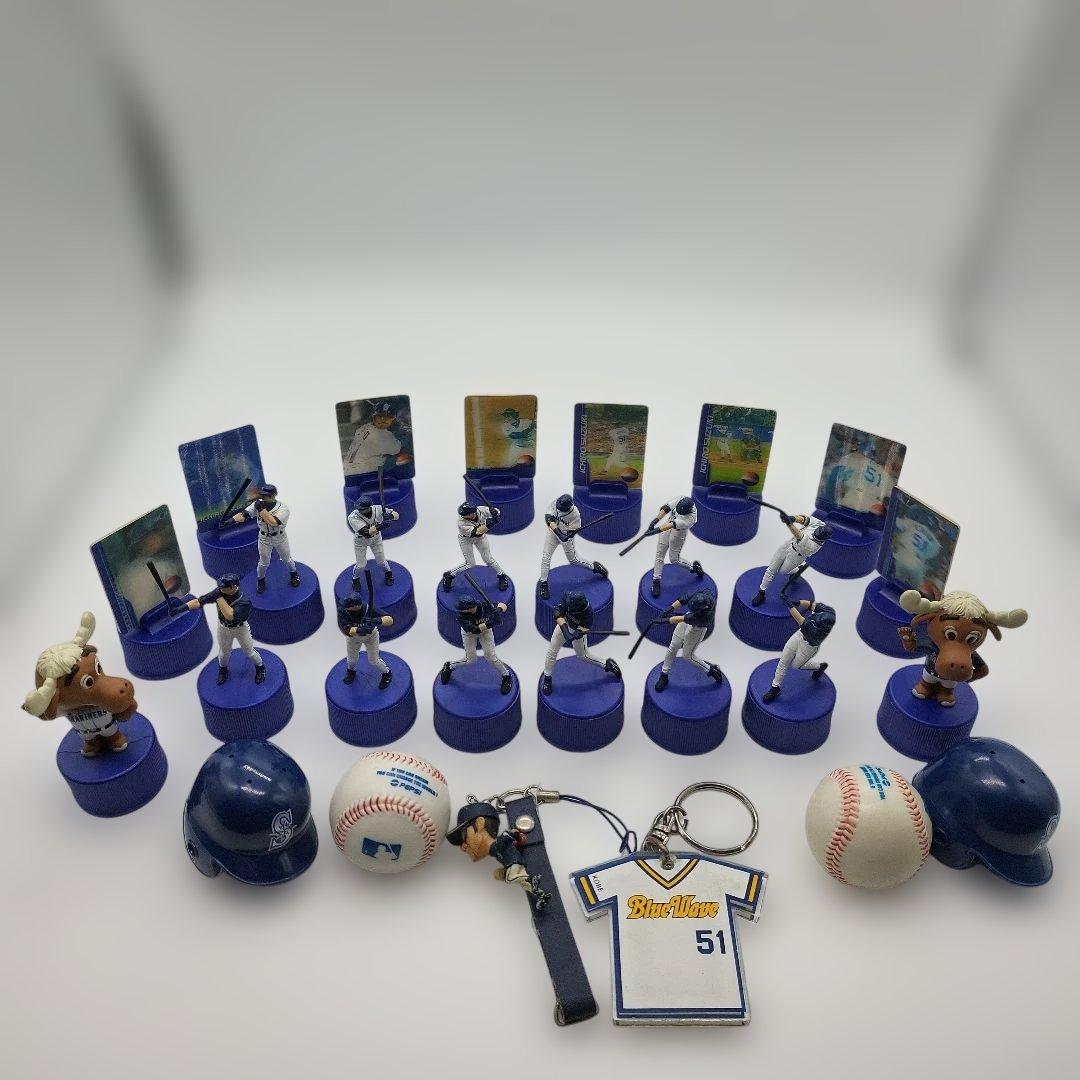 イチロー ボトルキャップなどミニフィギュアセット