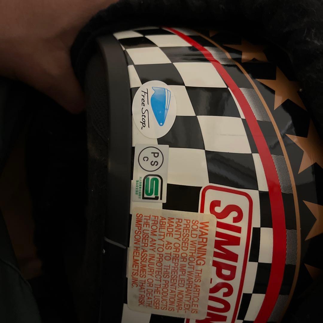 SIMSON フルフェイスヘルメット フレイムスデザイン