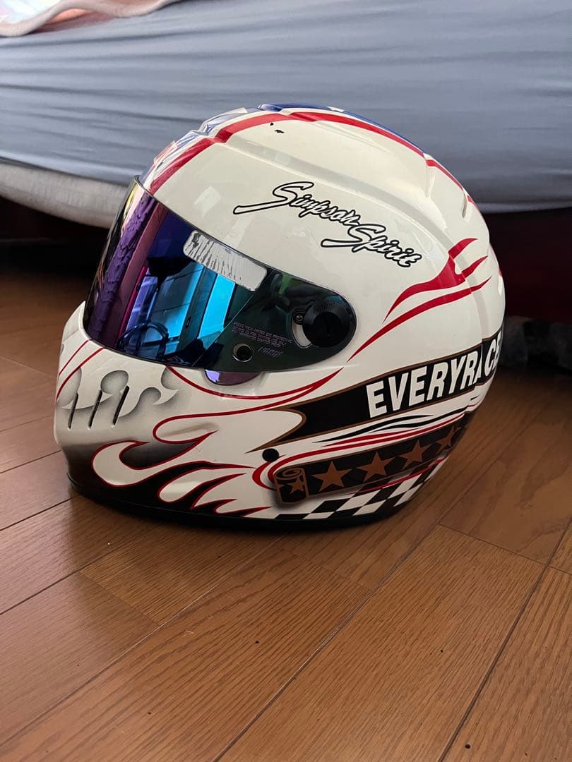 SIMSON フルフェイスヘルメット フレイムスデザイン