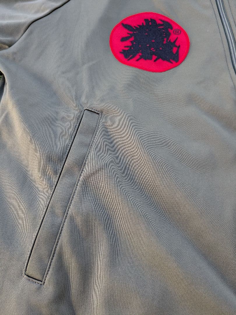 ほぼデッド【L】レア arena 三代目魚武濱田成夫 ジャージ 緑カーキ 上下