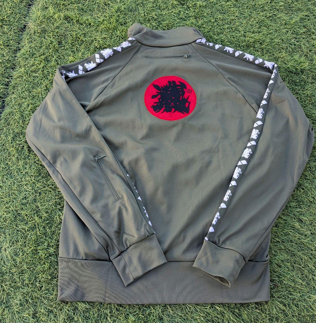 ほぼデッド【L】レア arena 三代目魚武濱田成夫 ジャージ 緑カーキ 上下