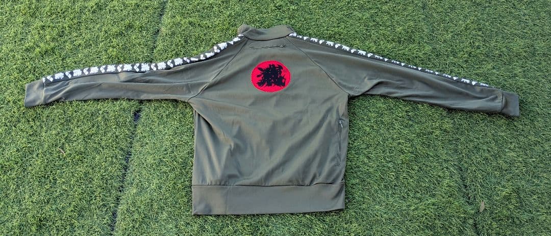 ほぼデッド【L】レア arena 三代目魚武濱田成夫 ジャージ 緑カーキ 上下