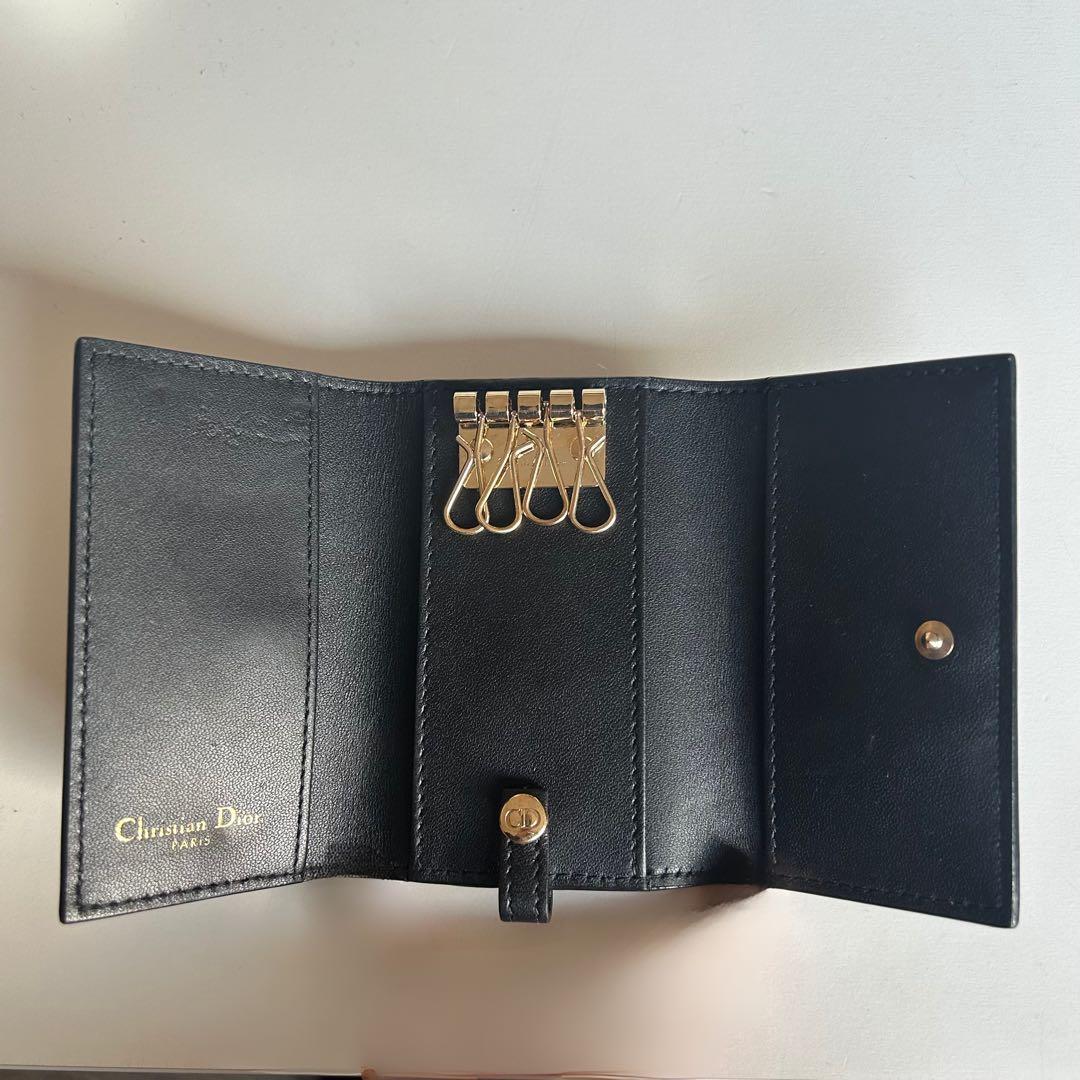 Dior モンテーニュ キーケース ブラック