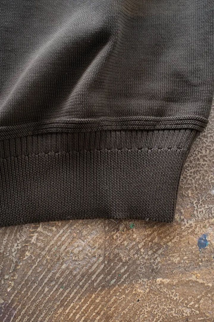 ぐ*ー様 YASHIKI Yonaga Knit Polo ポロシャツ ブラック