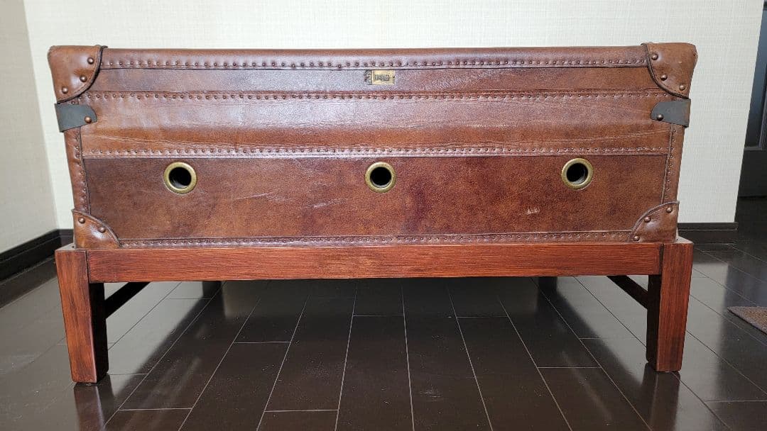 HALO トランクテーブル ヴィンテージ スタンド付