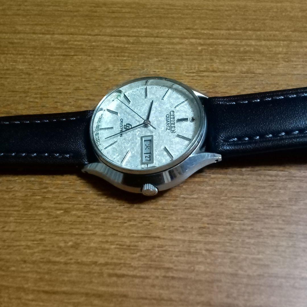 稼動 CITIZEN クリストロン LED ウルトラマン メンズ アナログ腕時計