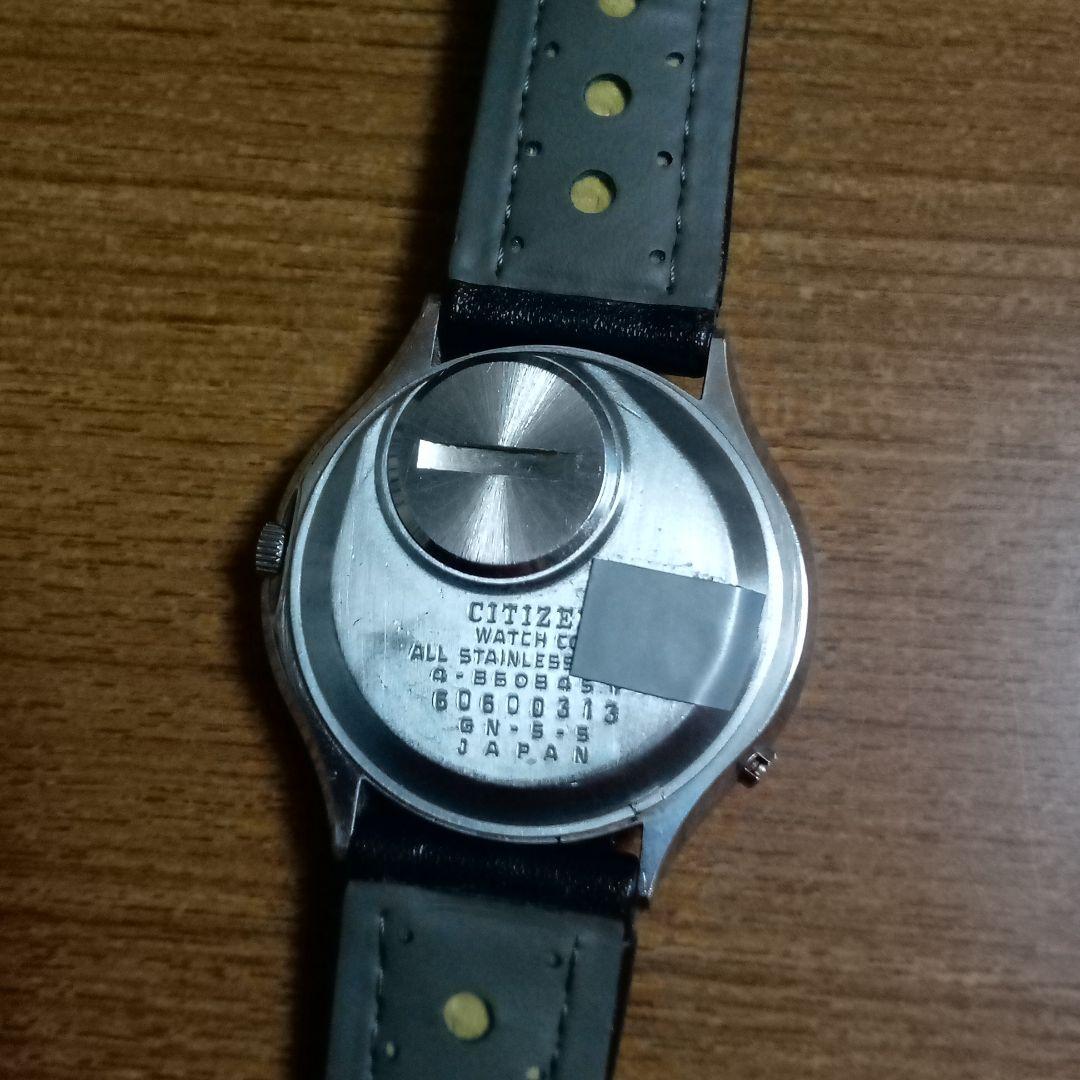 稼動 CITIZEN クリストロン LED ウルトラマン メンズ アナログ腕時計