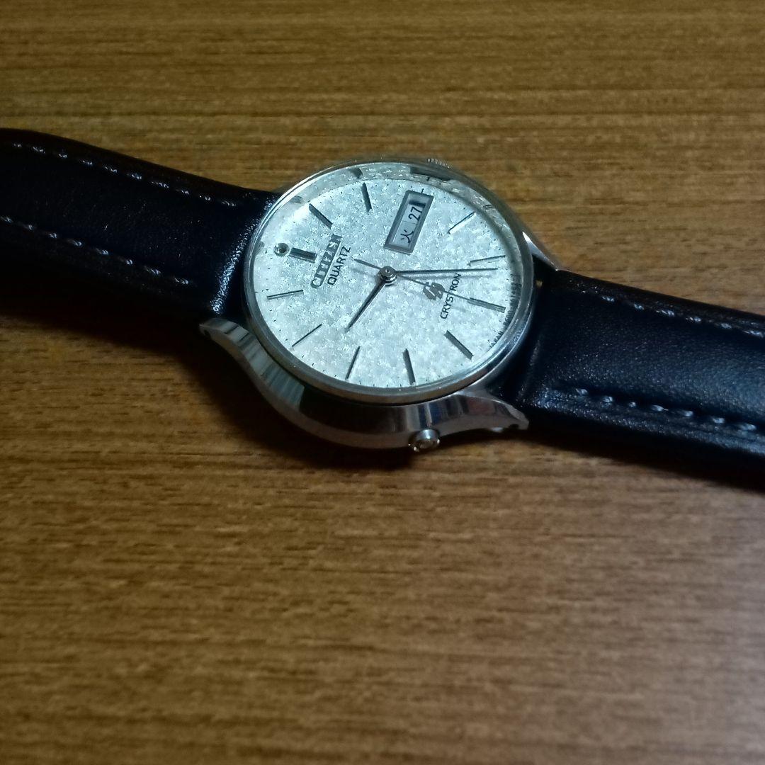 稼動 CITIZEN クリストロン LED ウルトラマン メンズ アナログ腕時計