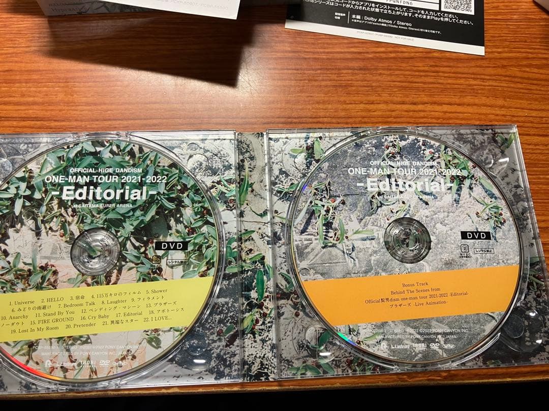OFFICIAL HIGE DANDISM DVDセット