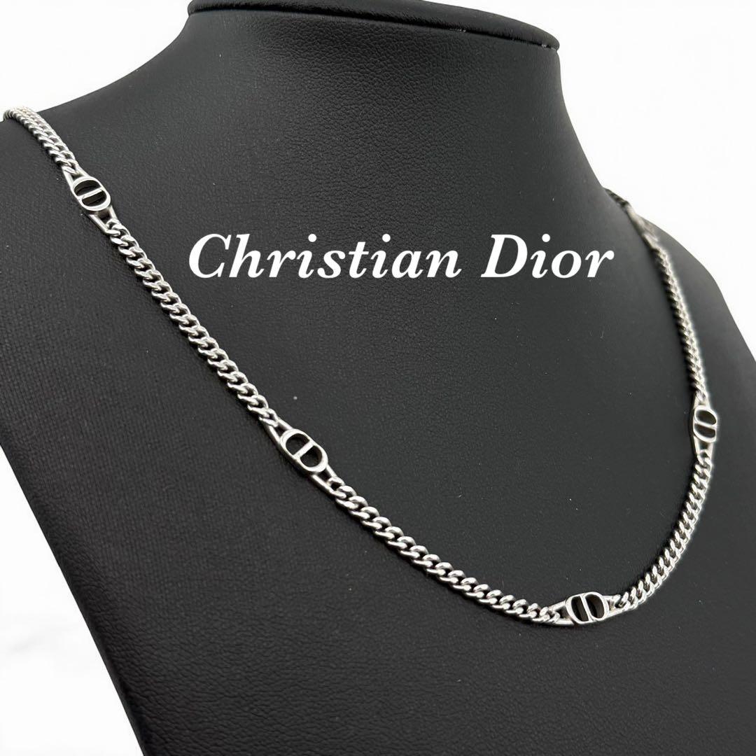 【美品】ディオール　CD アイコン　チェーンリンク　ネックレス　シルバー　925