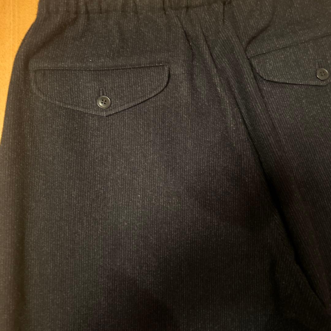 コモリ23AW リファインウール ドローストリングパンツ　COMOLI 2