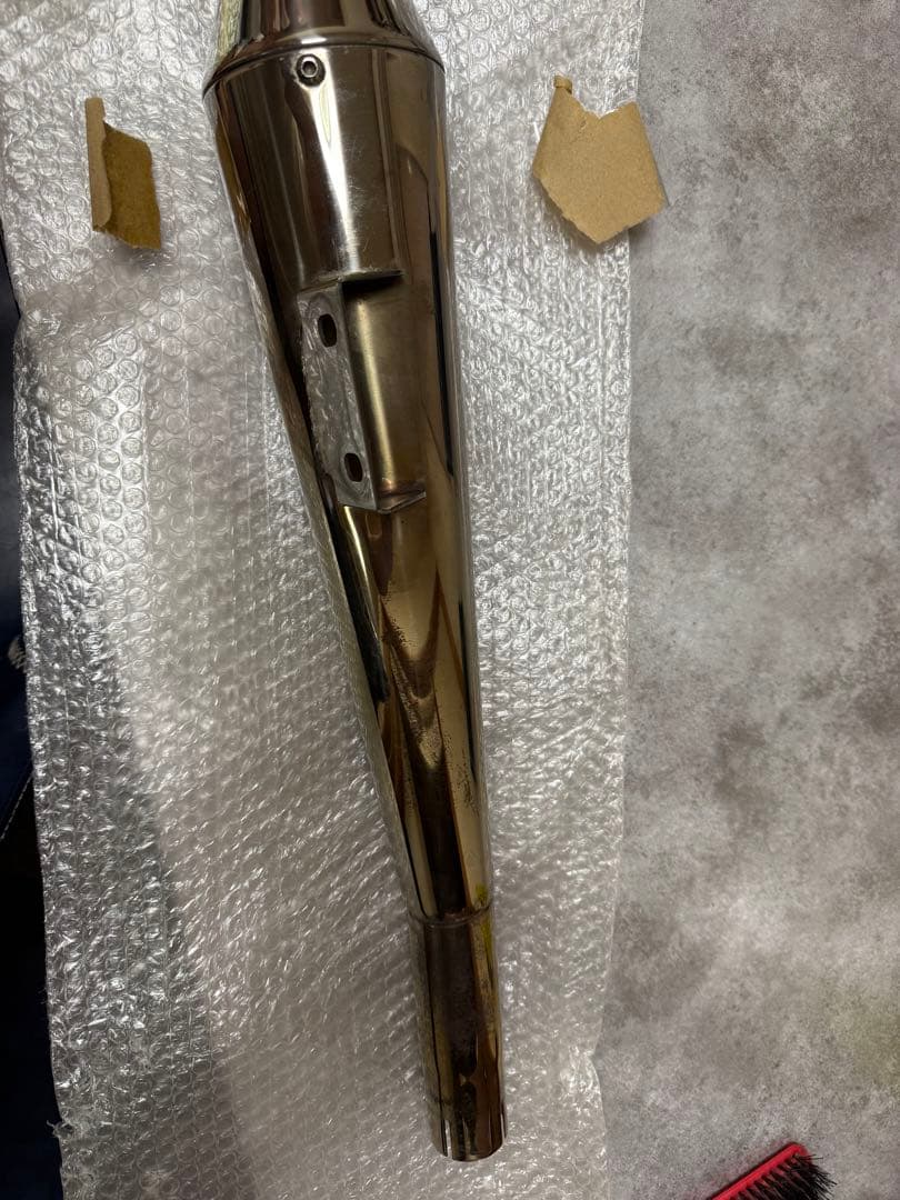 SR400 GOODS テーパーコーンマフラー　タイプ2