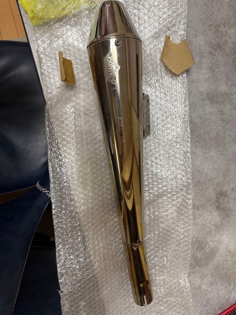 SR400 GOODS テーパーコーンマフラー　タイプ2