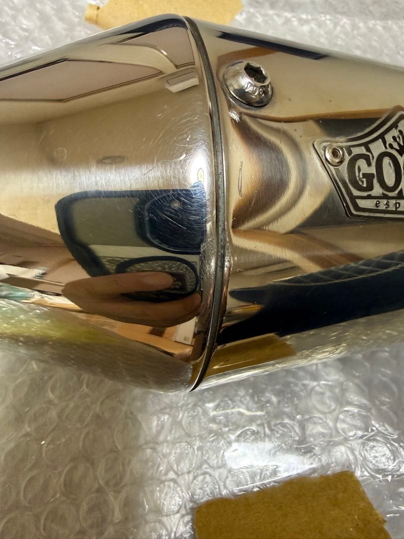 SR400 GOODS テーパーコーンマフラー　タイプ2