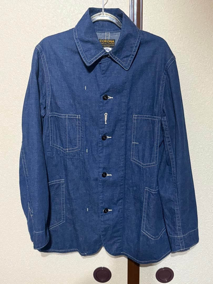corona utility デニムカバーオール ジャケット サイズS