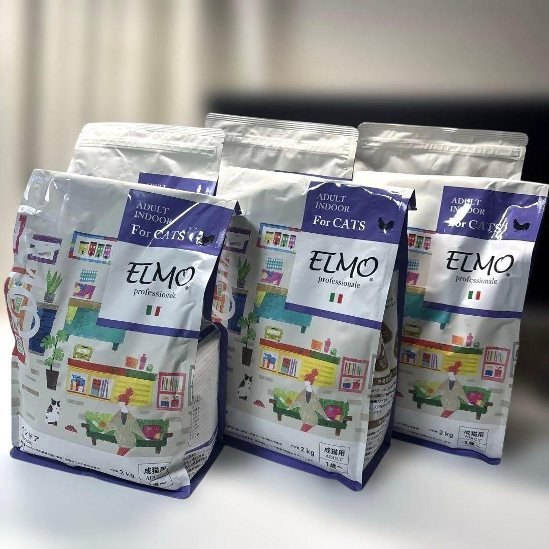 ELMO インドア 成猫用　2kg 6個
