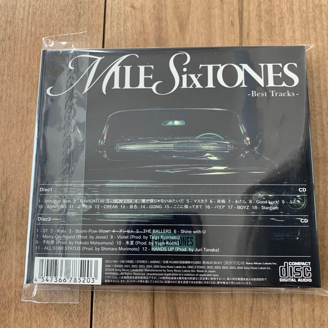 SixTONES MILE SixTONES 3形態　Blu-ray 特典付き