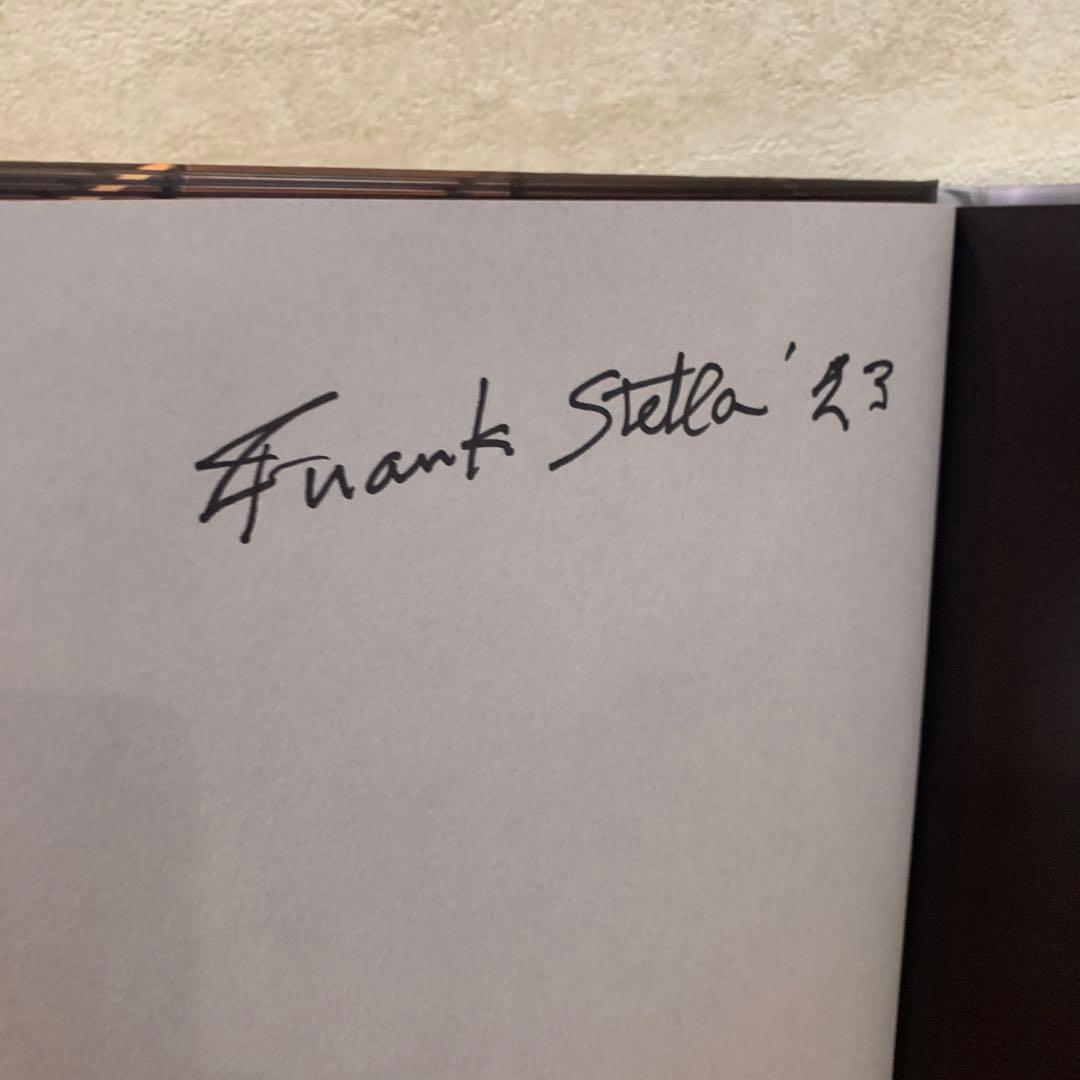 T*o様 FRANK STELLA アートブック　ご本人直筆サイン入り