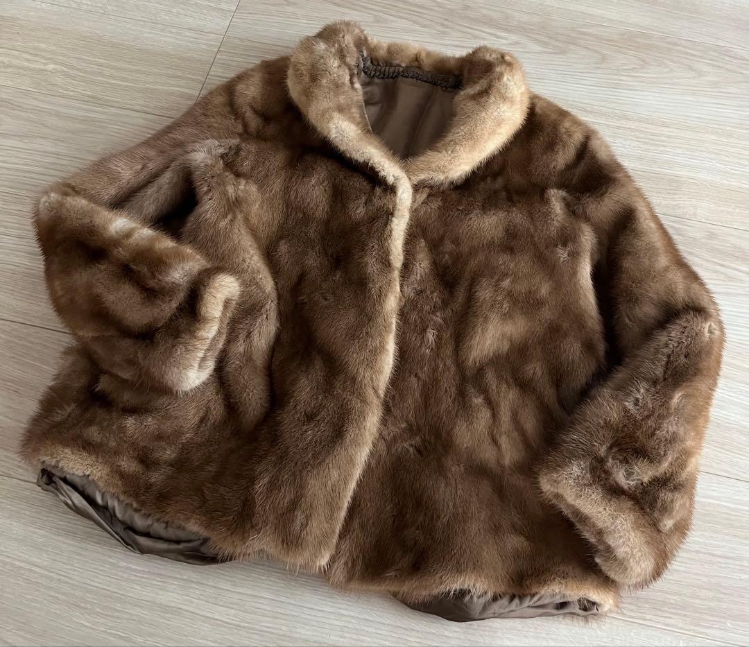 アルマーニ コレツィオーニ ファー ミンク ジャケット レディース