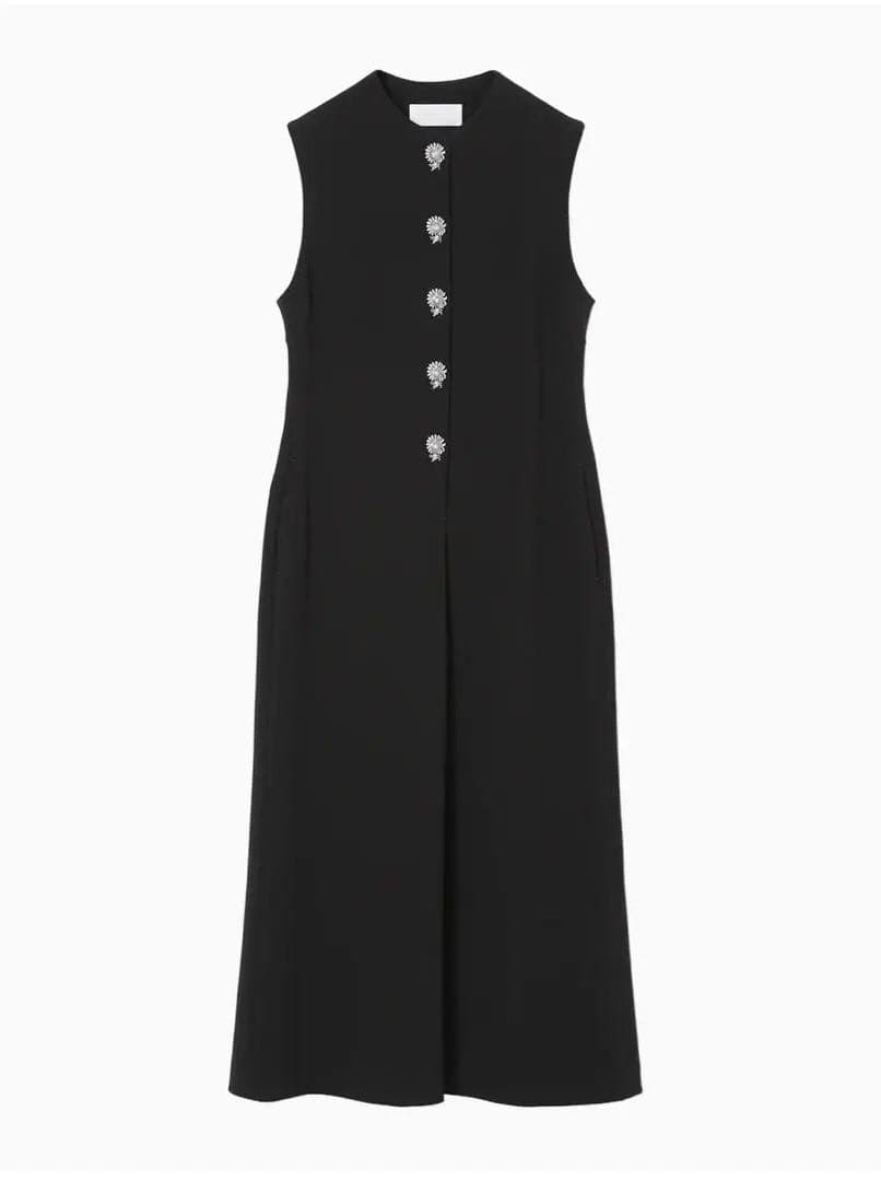 ワンピース Mame Kurogouchi Sleeveless Dress - black