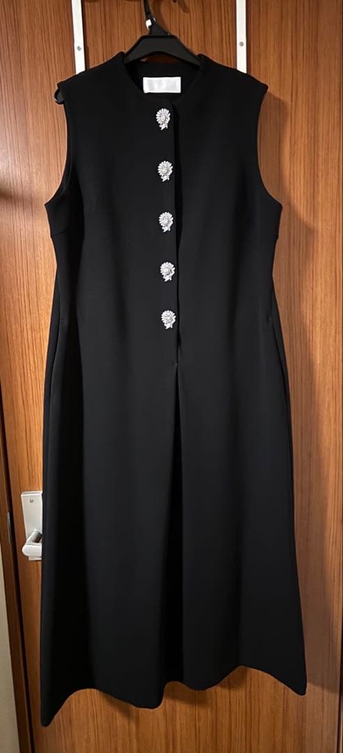 ワンピース Mame Kurogouchi Sleeveless Dress - black