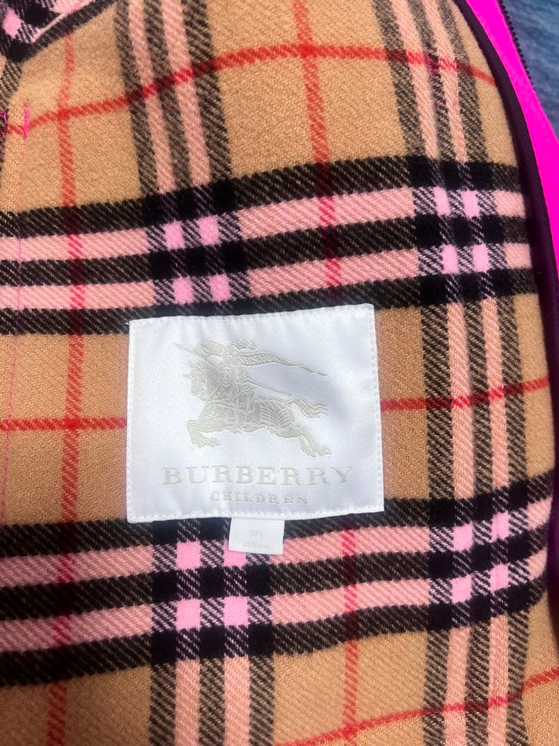 BURBERRY バーバリーダッフルコート　ノバチェック キッズ 140 10Y