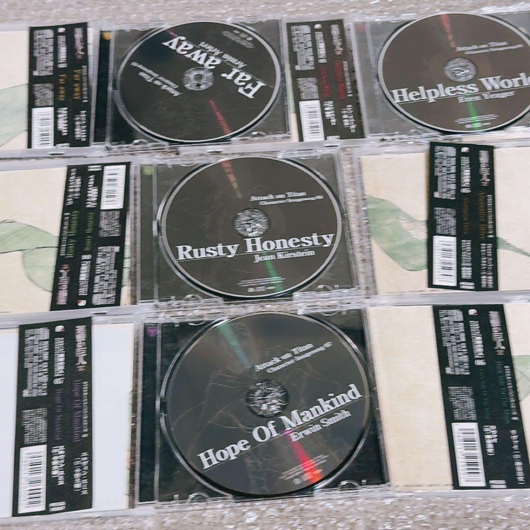 進撃の巨人 キャラクターイメージソング エレン ミカサ ライナー ベルトルト 他