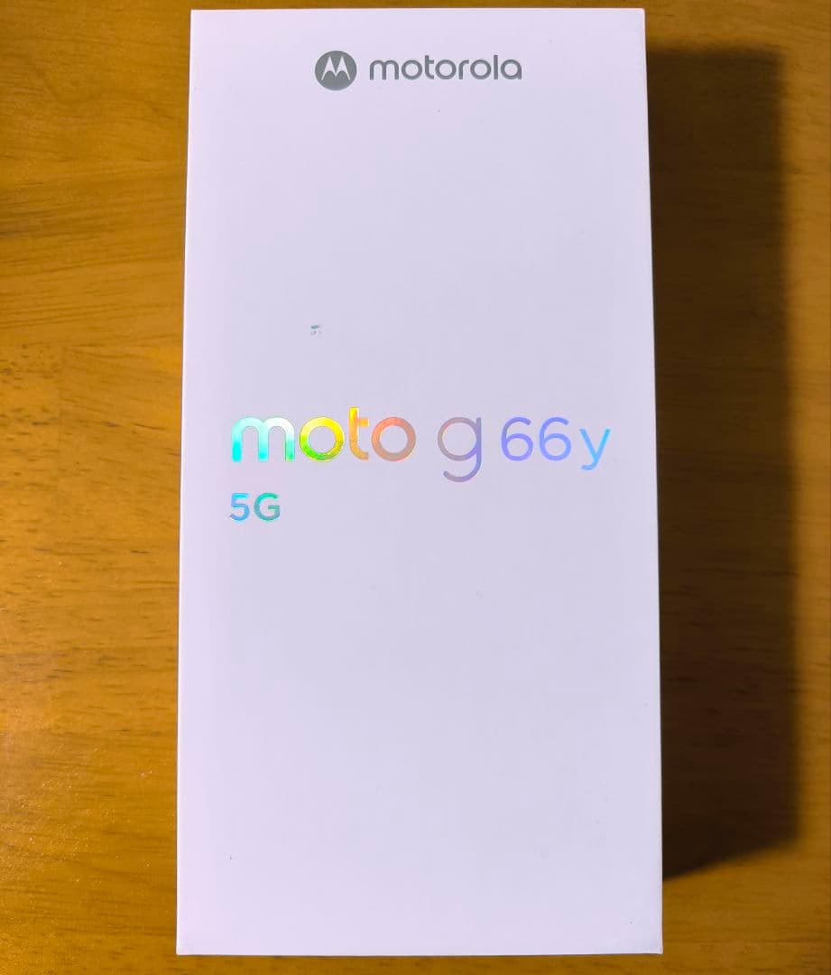 新品未使用moto g66y 5G ブラックオイスター 128GB SIMフリー