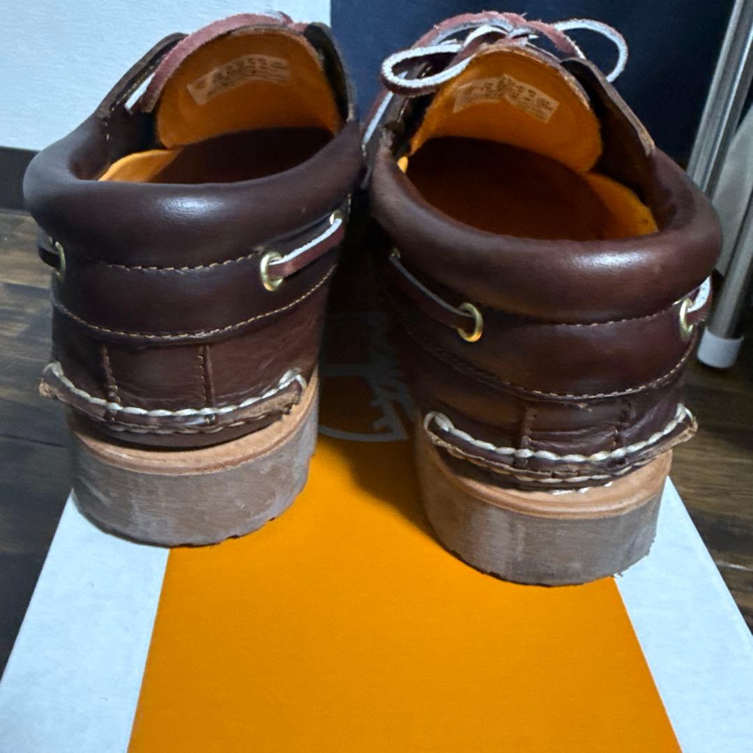 Timberland 3eyeスリーアイブラウン デッキシューズ 27cm