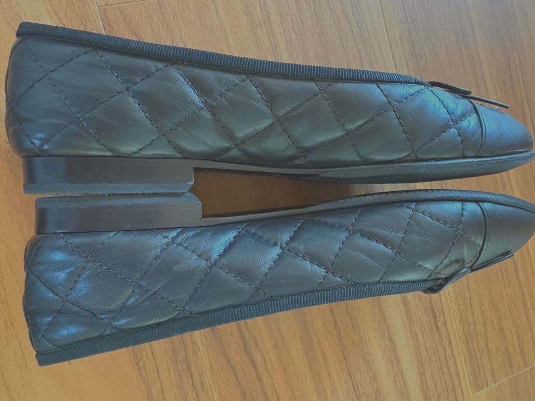 CHANEL バレリーナ　キルティングフラットシューズ
