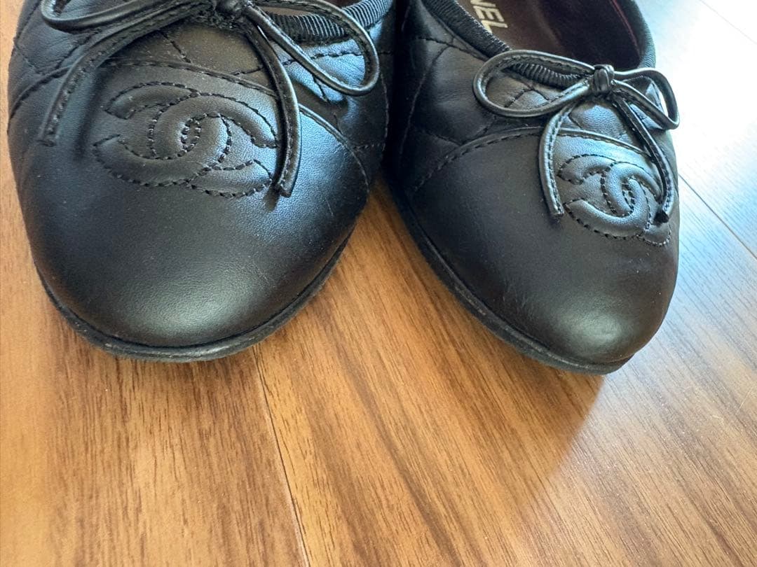 CHANEL バレリーナ　キルティングフラットシューズ