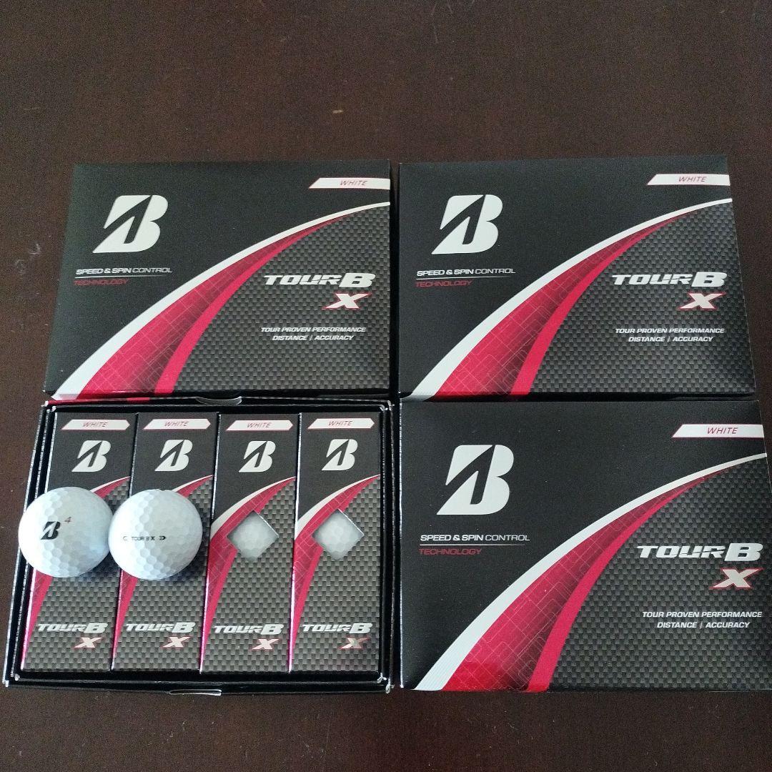 ブリヂストン TOUR B X ゴルフボール 12個入り x 4箱