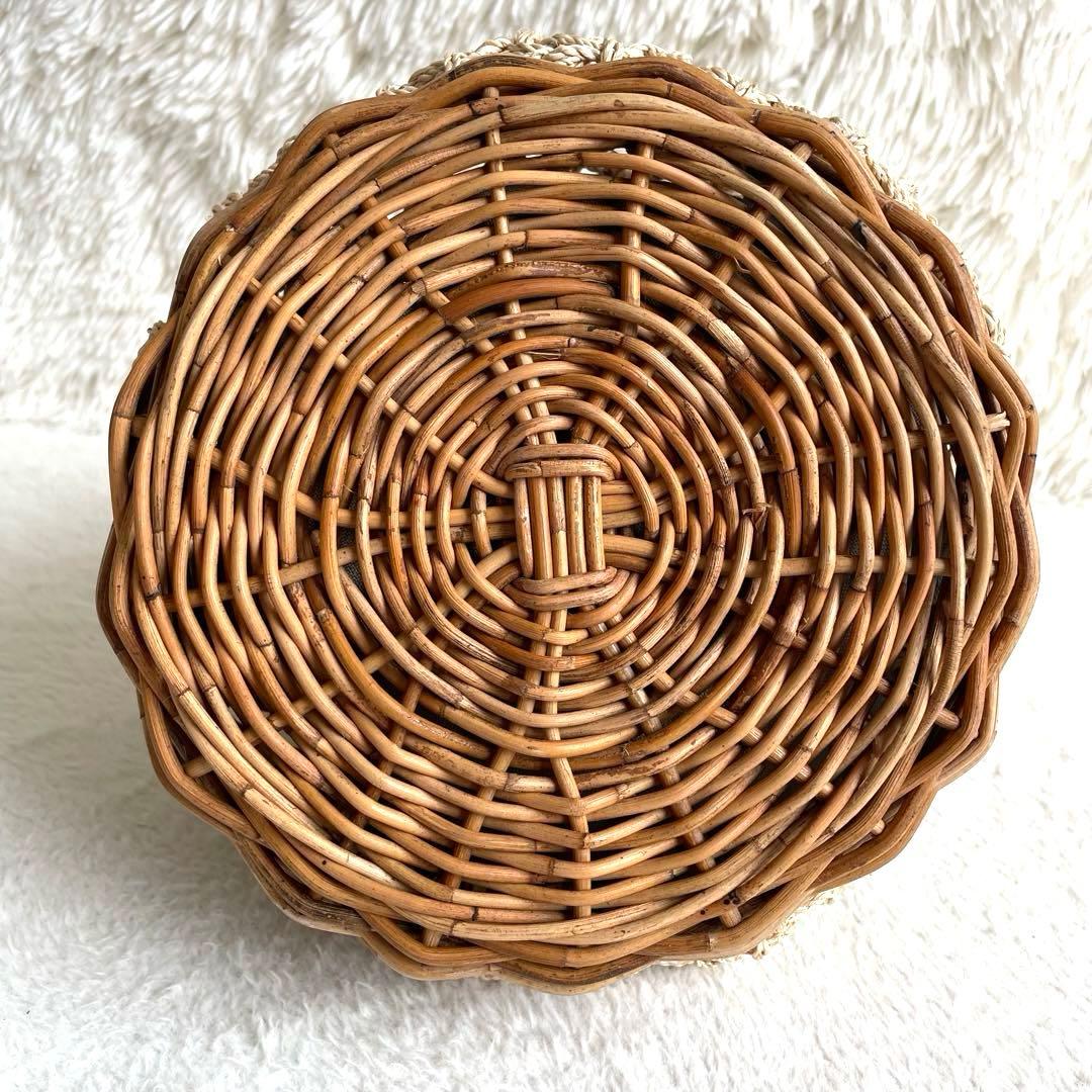 新品タグ付き☆ヴィオラドーロ カゴバッグ アパカ アラログ