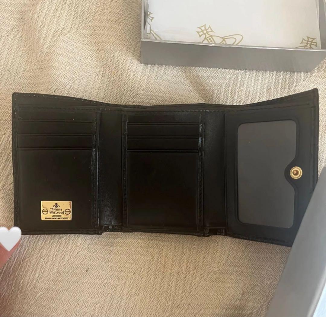 Vivienne Westwood 三つ折り財布 ブラック ヴィヴィアン