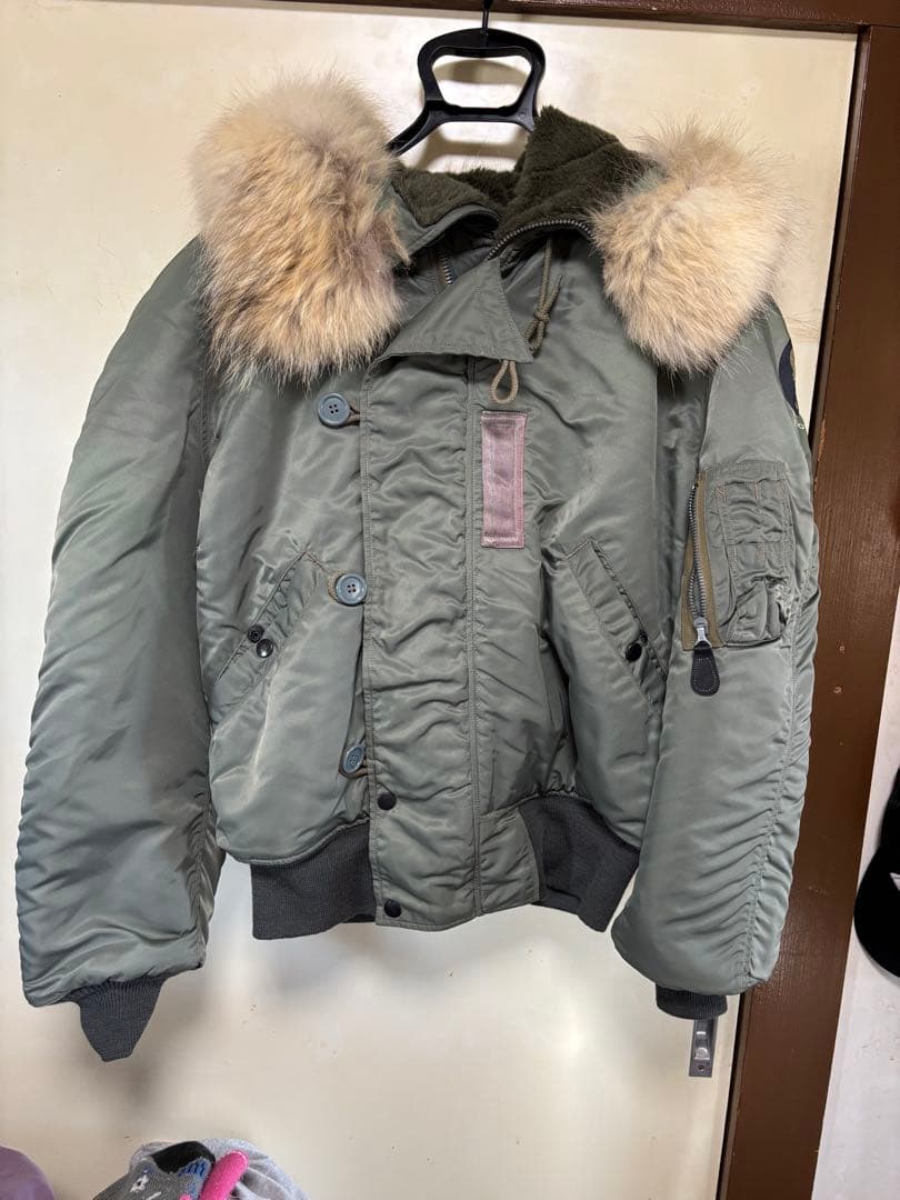 ほぼ新品 [実名復刻]バズリクソンズ N-2B サイズL ローレンスポーツ社