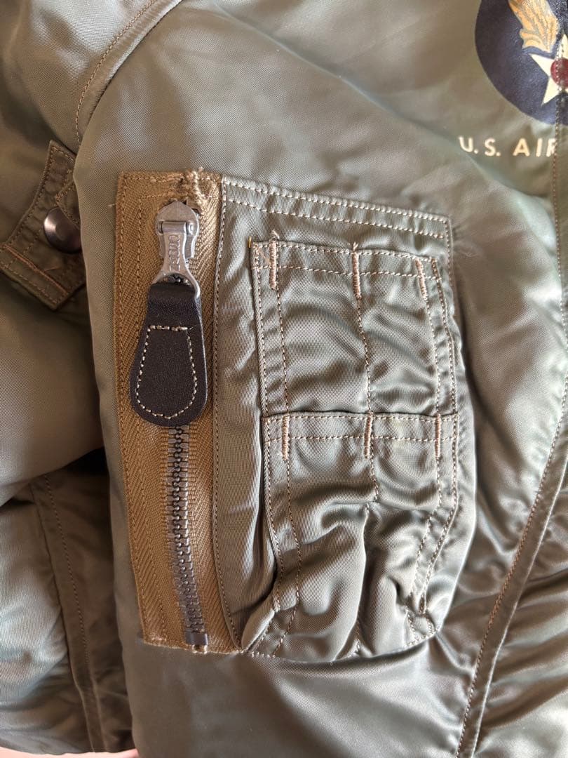 ほぼ新品 [実名復刻]バズリクソンズ N-2B サイズL ローレンスポーツ社