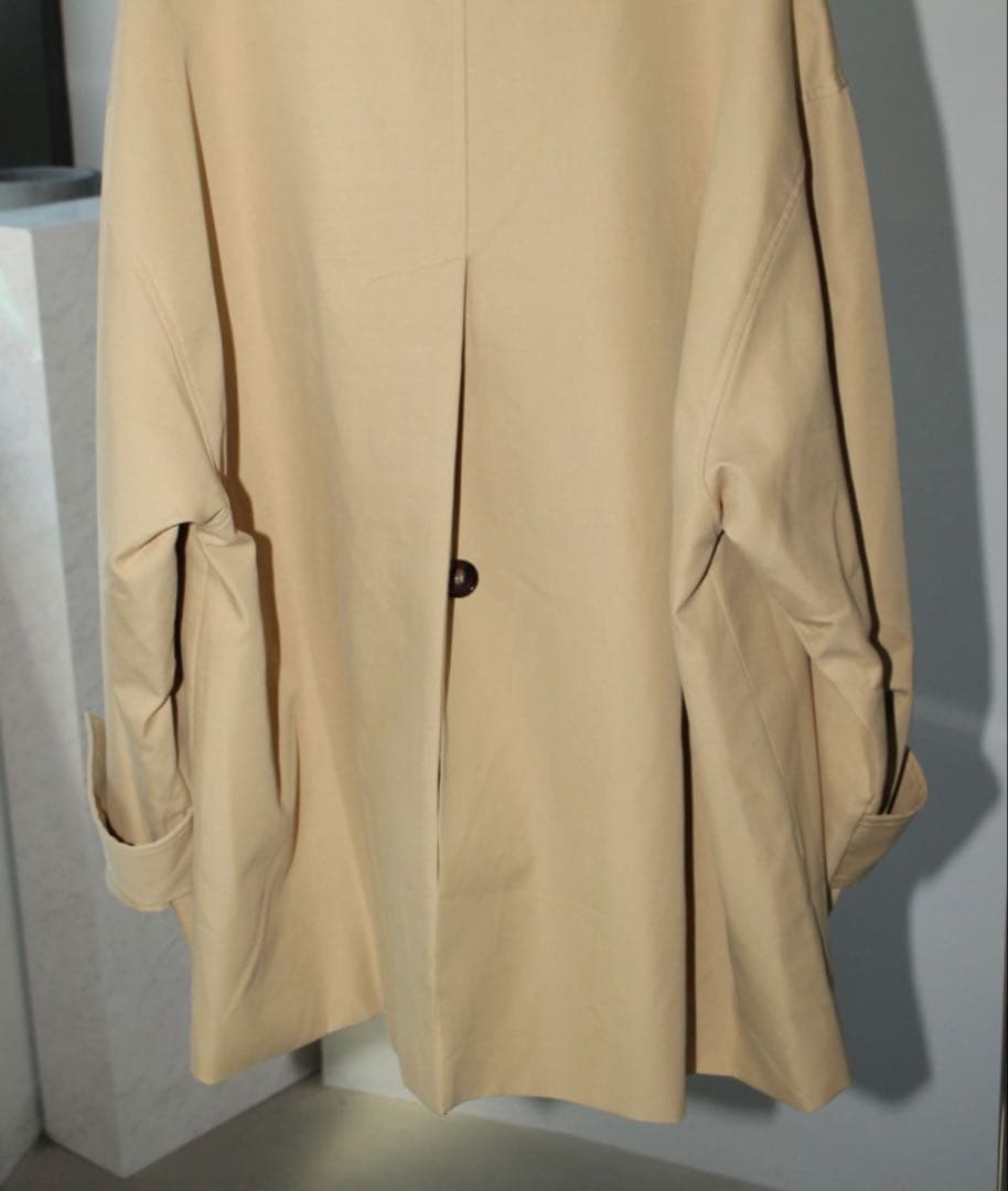 chuclla ワイドスリーブ ステンカラー オーバーコート トレンチコート