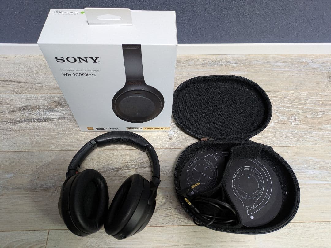 SONY WH-1000XM3(B) ワイヤレスノイズキャンセリングヘッドホン