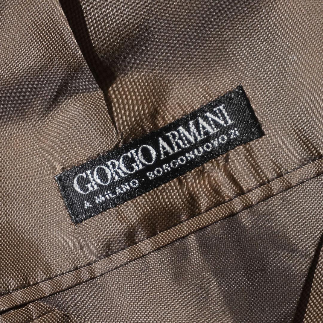 GIORGIO ARMANI シングルセットアップスーツ カーキ/VW502