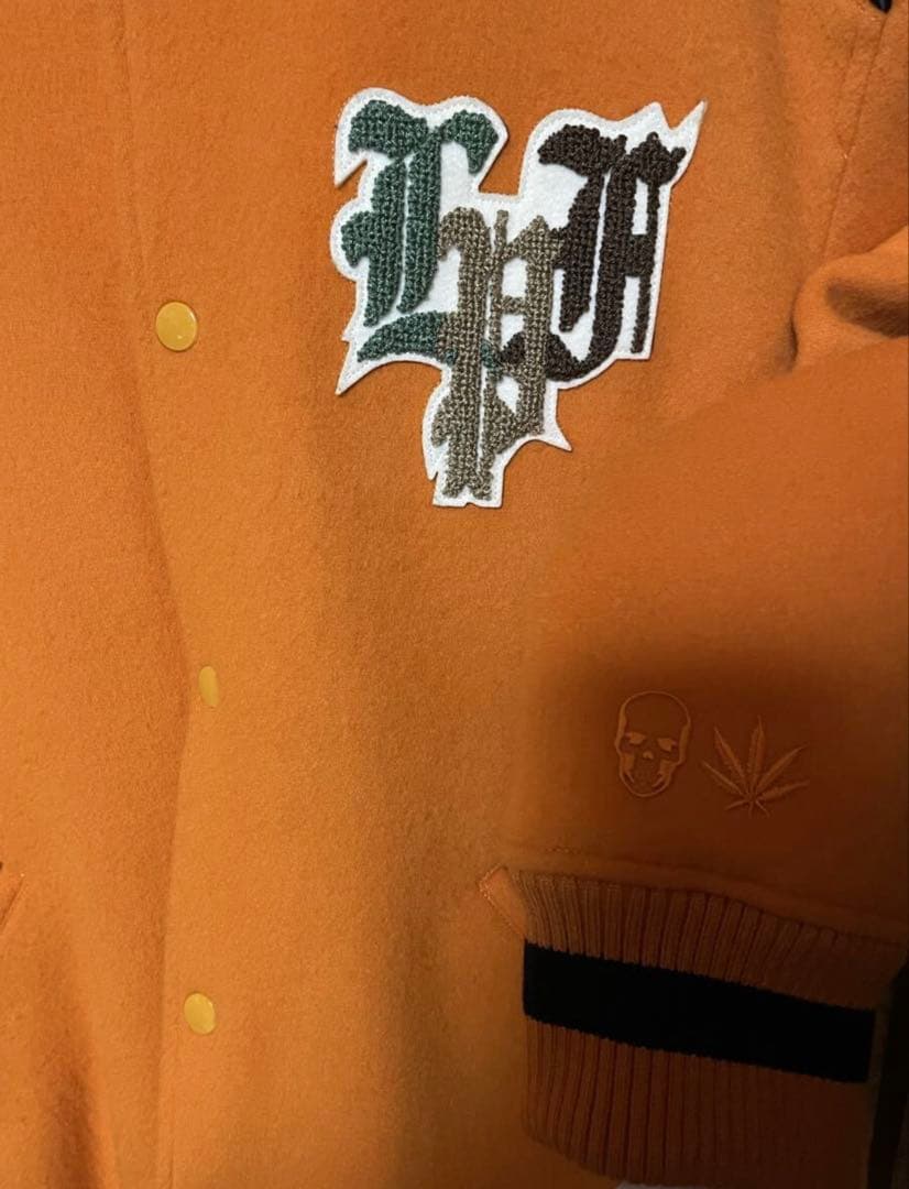 新品 25万 L ルシアンペラフィネ ボンバージャケット スタジャン バーシティ