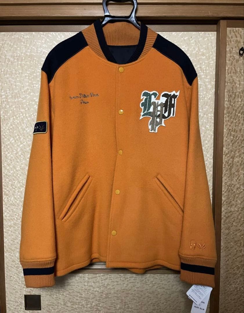 新品 25万 L ルシアンペラフィネ ボンバージャケット スタジャン バーシティ