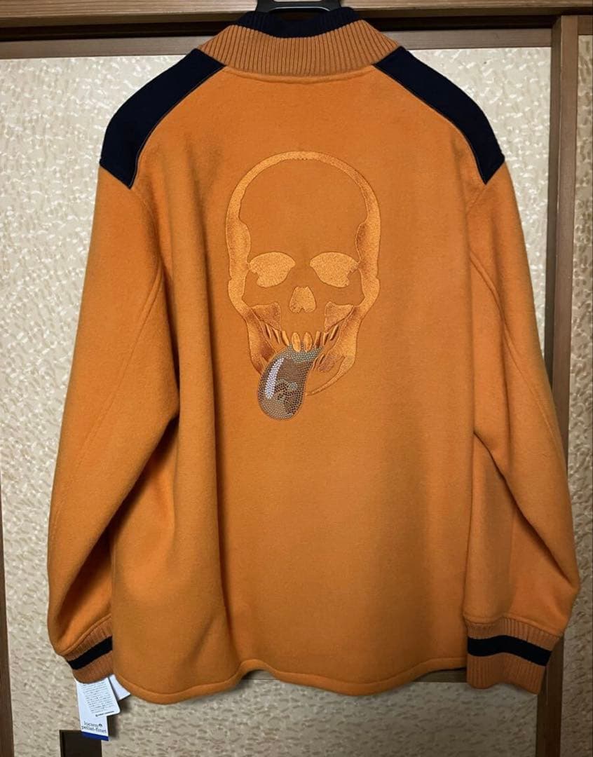 新品 25万 L ルシアンペラフィネ ボンバージャケット スタジャン バーシティ