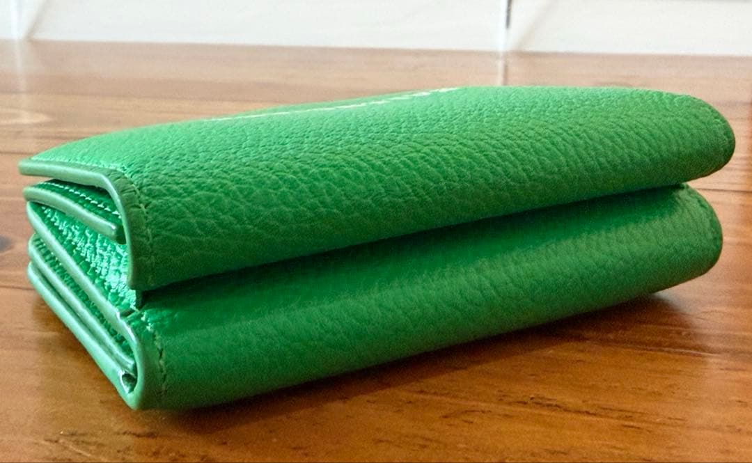 BALENCIAGA 三つ折り財布 キャッシュミニ グリーン