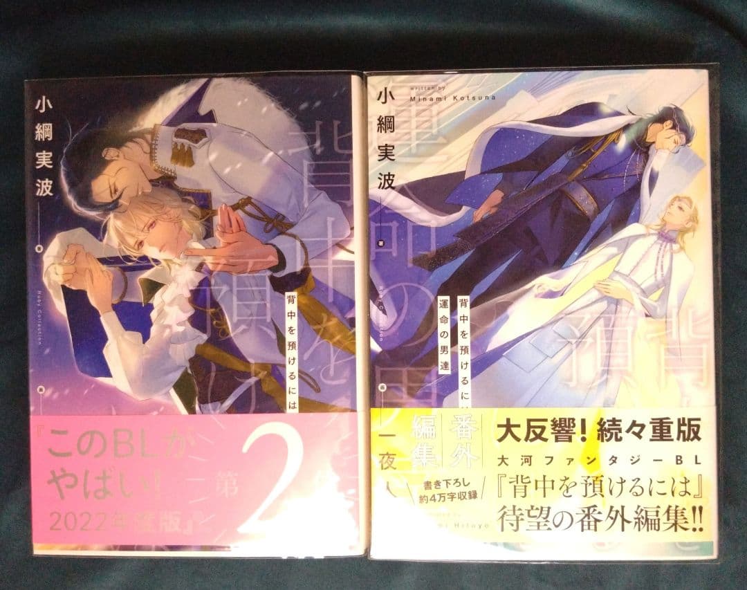 【BL小説】小綱実波「背中を預けるには」 既刊全巻6冊セット（小冊子5冊つき）