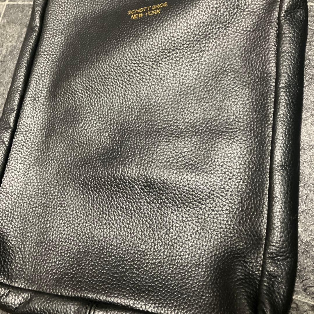 Schott レザーショルダーバッグ