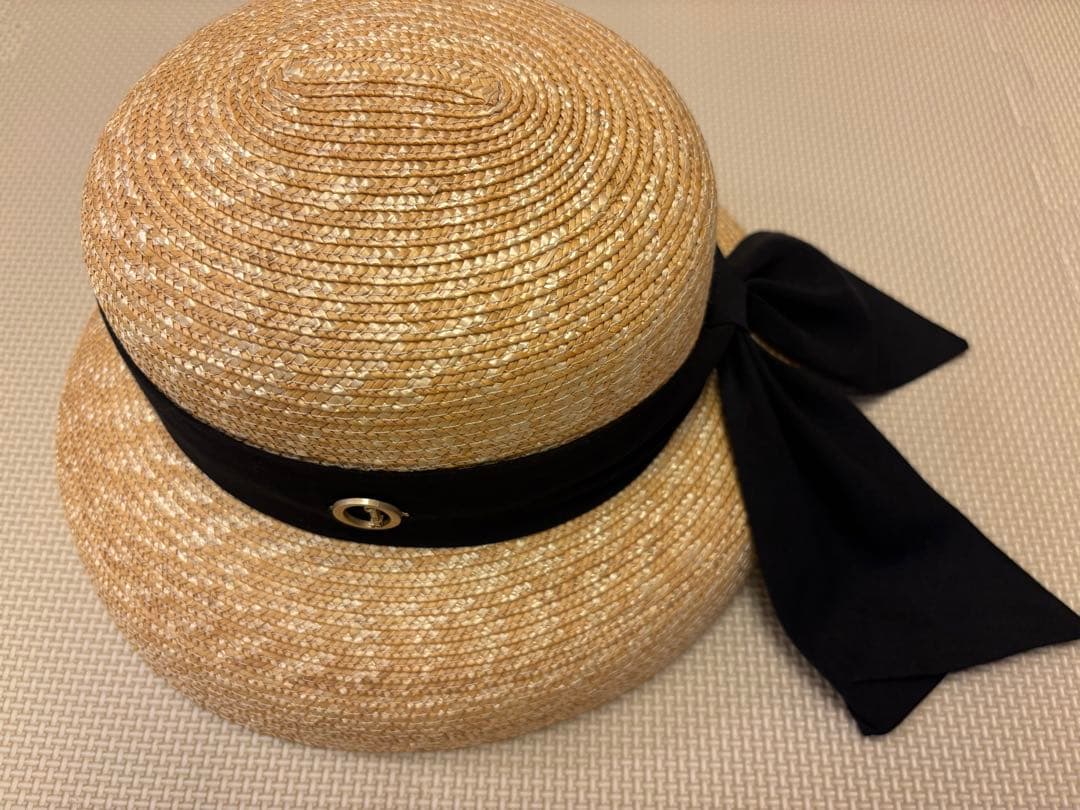 帽子 Chapeau d' O StrawBraid Casablanca