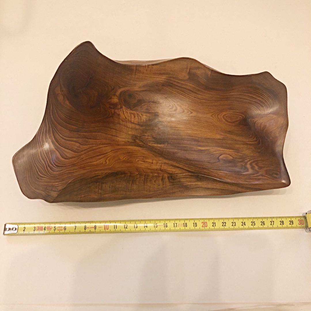 屋久杉　工芸品　トレー　置物　木製トレー